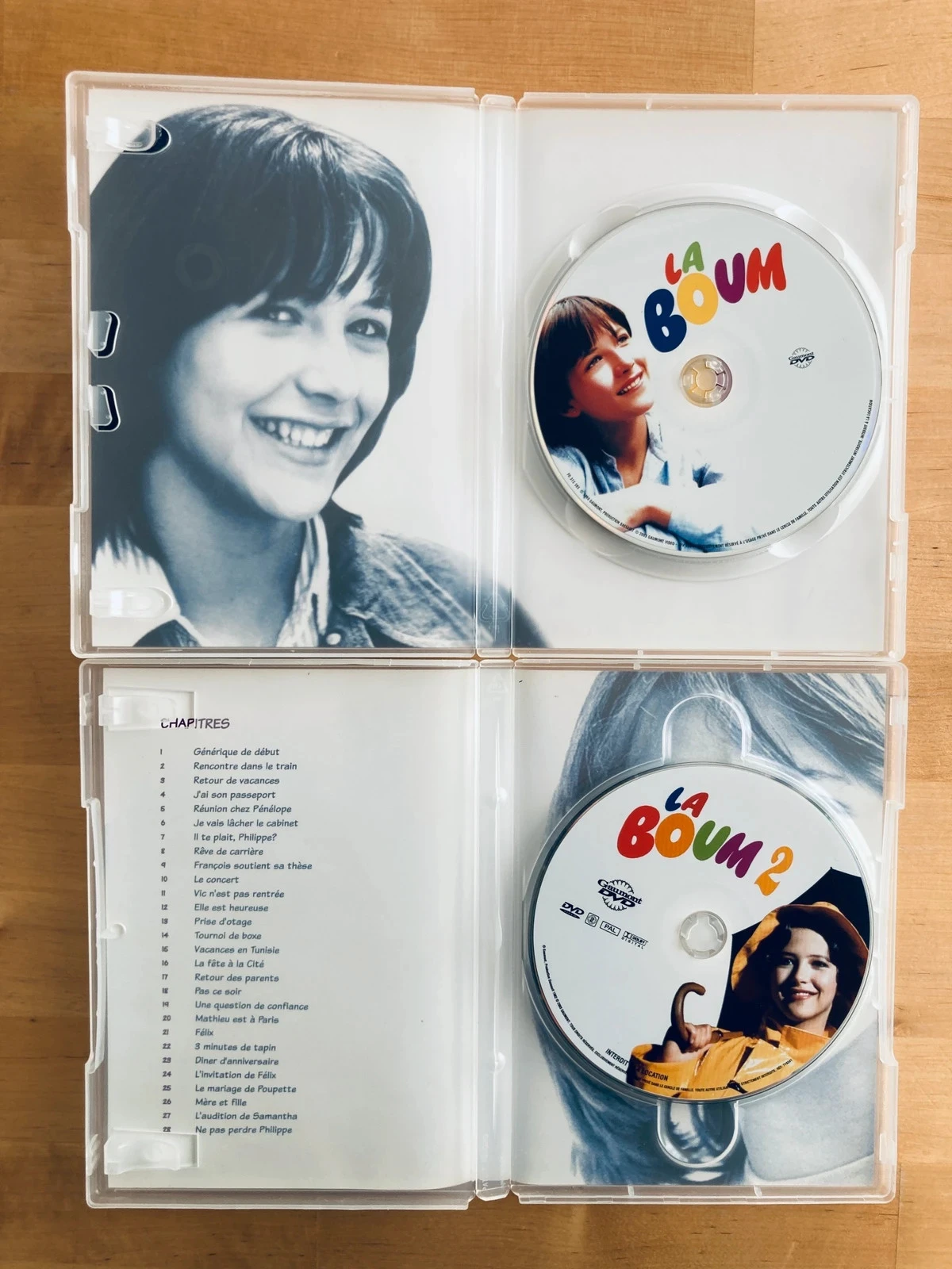 Set of 2 DVDs La Boum 1 and 2 Sophie Marceau. – photo 2